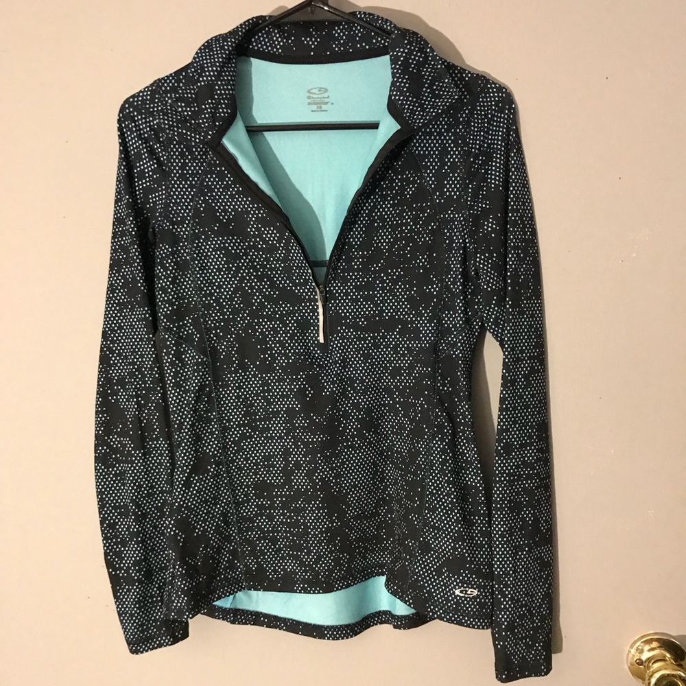 Workout quarter zip